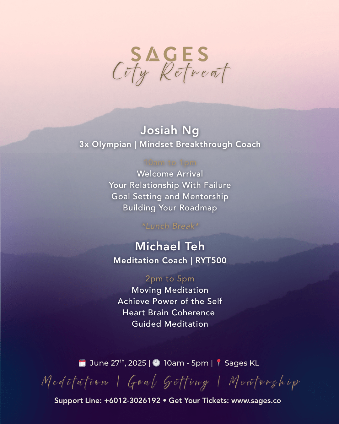 Sages City Retreat: 1-Day Mental Breakthrough