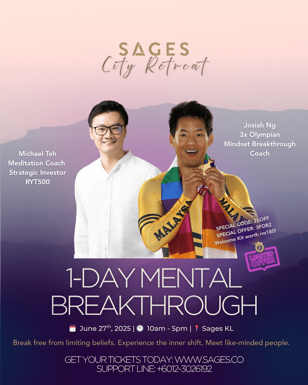 Sages City Retreat: 1-Day Mental Breakthrough