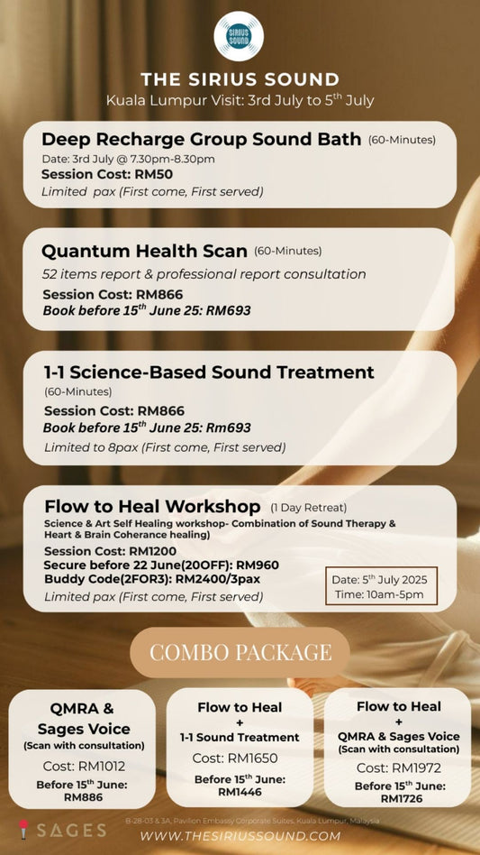 The Sirius Sound x SAGES