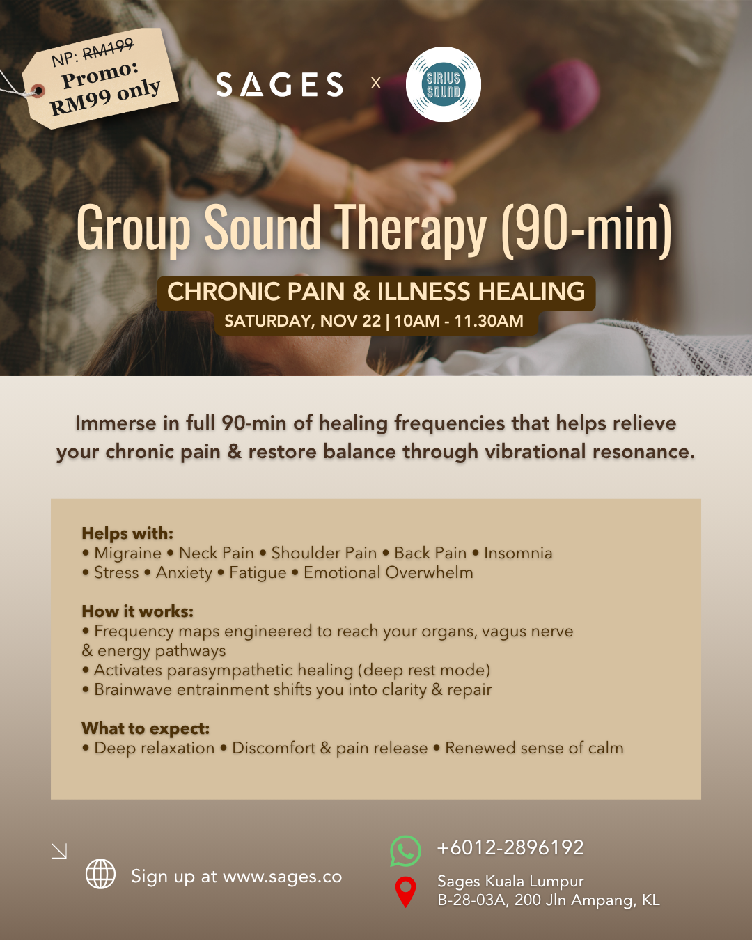 Resonance Returns – The Sirius Sound @ Sages